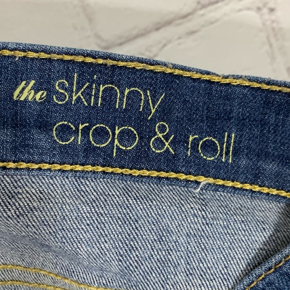 7 for all Mankind Jeans Skinny Crop and Roll - Picture 9 of 9
